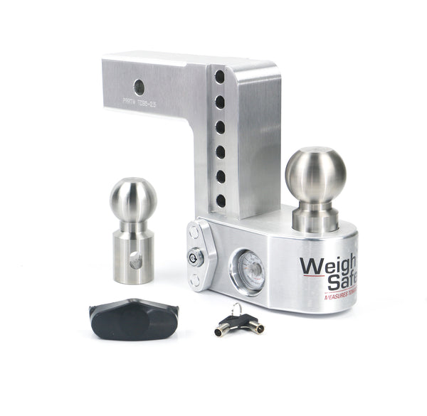 6INADJ BALLMOUNT 2.5INSHANK - WEIGH SAFE