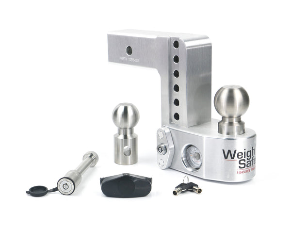 WEIGH SAFE 6' DROP HITCH W/ 2' SHAN - WEIGH SAFE