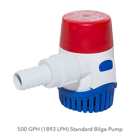 500 GPH STANDARD PUMP 24V - RULE