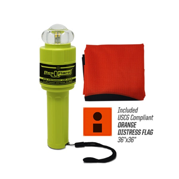 Acr Resqflare Uscg  Approved Distress Flare & Flag - ACR Electronics