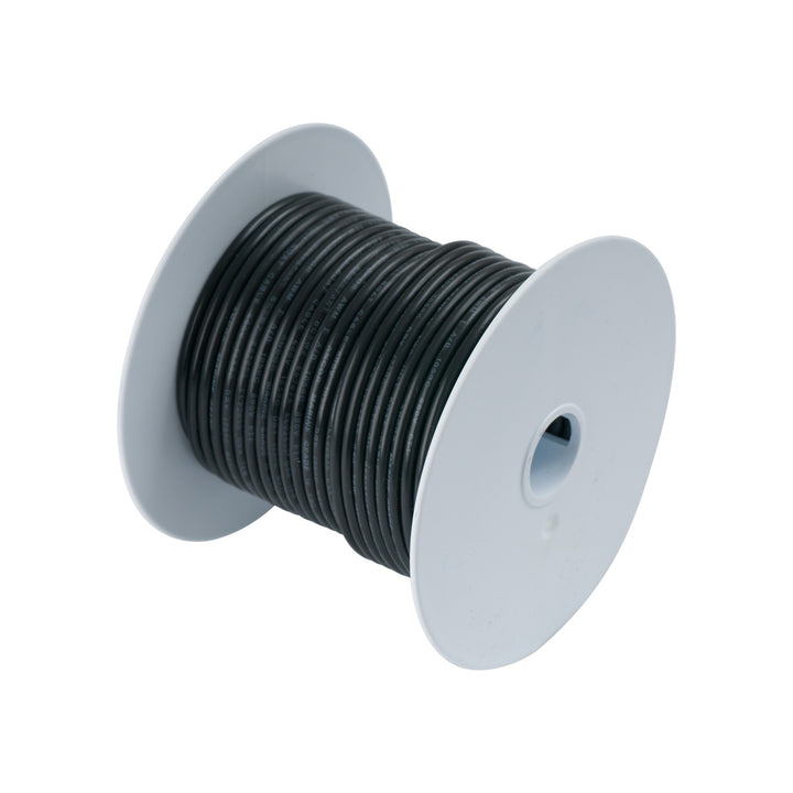 Ancor #18 Black 100' Spool Tinned Copper - Ancor