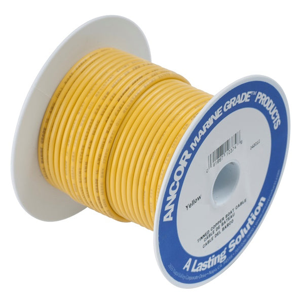 Ancor #8 Yellow 25' Spool Tinned Copper - Sea Supply Hub