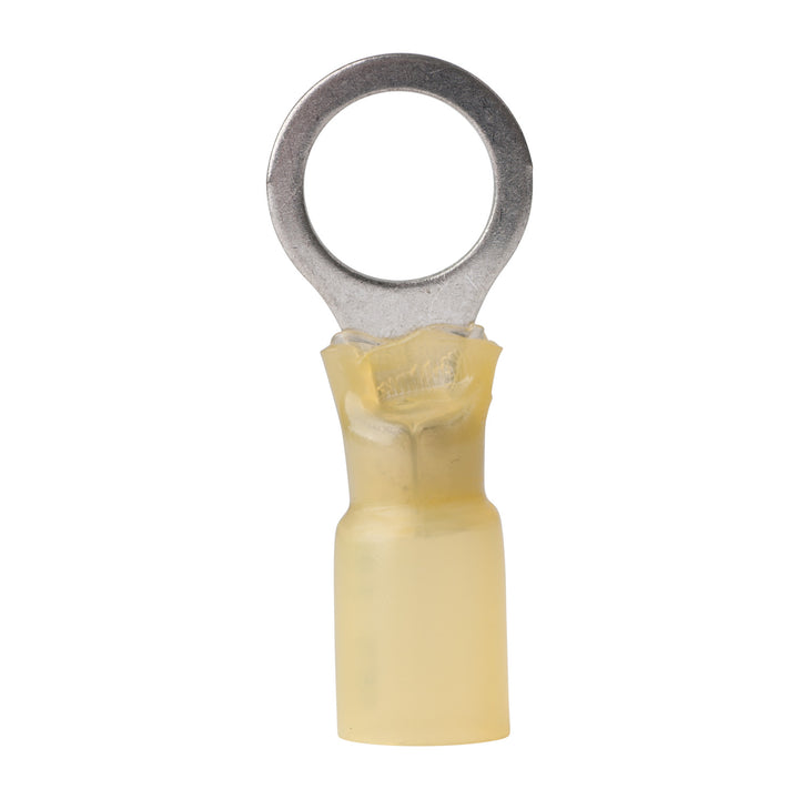 Ancor 12-10 3/8 Ring Terminal Heat Shrink Yellow 25 Pack - Sea Supply Hub