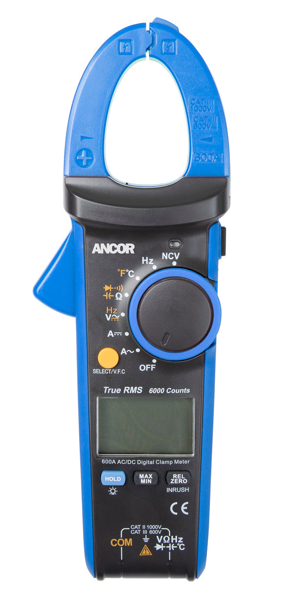 Ancor True Rms 12 Function Digital Snap-around Multimeter - Sea Supply Hub