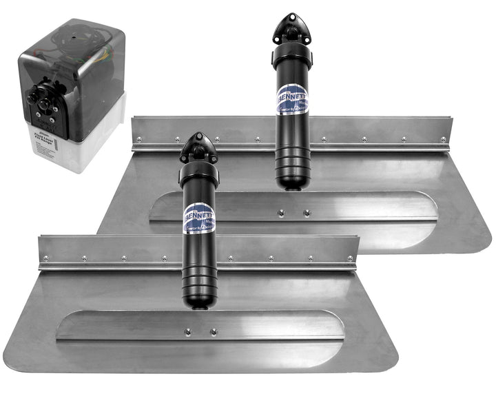 Bennett 24x12 Trim Tabs No Control - Bennett Trim Tabs