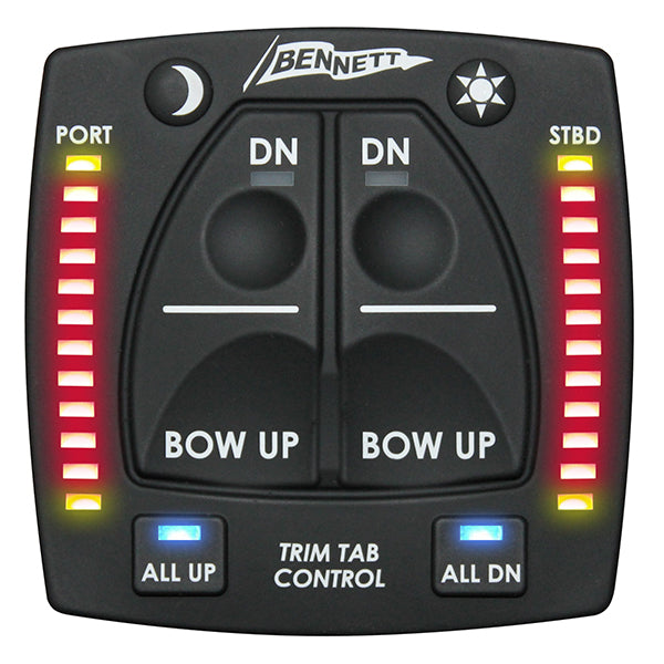 Bennett Obi9000-e Control With Indicator Lights For Bolt Electric Trim Tabs - Bennett Trim Tabs