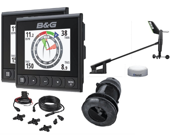 B&g Triton2 Speed/depth/wind Dual Display Wireless Package With Dst10 And Ws320 - Sea Supply Hub