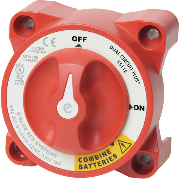 Blue Sea E-series Battery Switch On-off Dual Circuit Plus - Sea Supply Hub