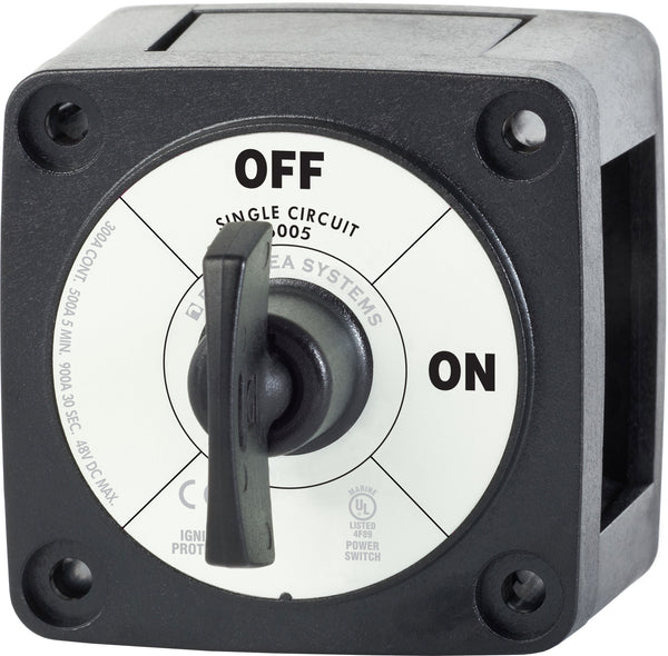 Blue Sea M-series Battery Switch On/off Black With Key - Sea Supply Hub