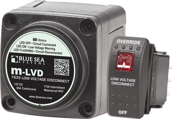 Blue Sea M-lvd Low Voltage Disconnect 12vdc - Blue Sea Systems