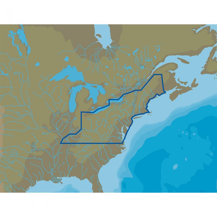 C-map M-na-d073 4d Microsd Us Lakes North East - C-Map