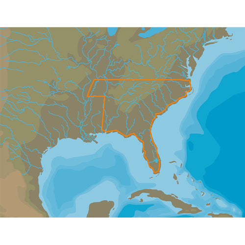 C-map M-na-d074 4d Microsd Us Lakes South East - C-Map