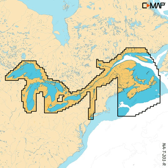 C-map Reveal X Coastal Great Lakes Microsd - C-Map