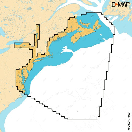 C-map Reveal X Coastal Nova Scotia To Chesapeake Bay Microsd - C-Map