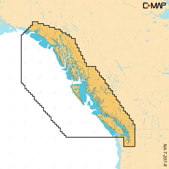 C-map Reveal X Coastal British Columbia And Puget Sound Microsd - C-Map