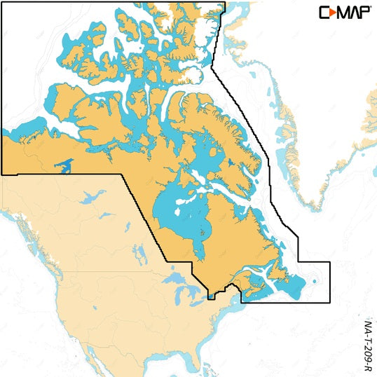 C-map Reveal X Coastal Canada North And East Microsd - C-Map