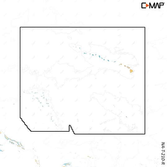 C-map Reveal X Coastal Hawaii, Marshall Islands And French Polynesia Microsd - C-Map