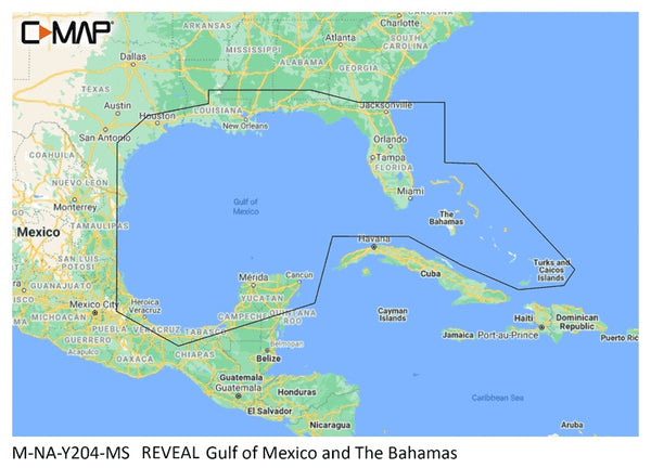 C-map Reveal Coastal Gulf Of Mexico And Bahamas - C-Map