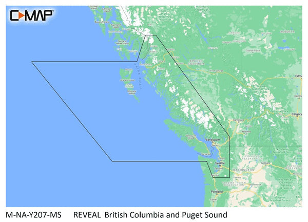 C-map Reveal Coastal British Columbia And Puget Sound - C-Map