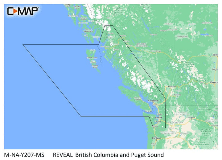 C-map Reveal Coastal British Columbia And Puget Sound - C-Map