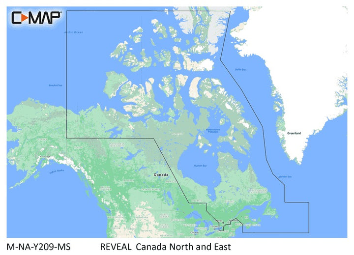 C-map Reveal Coastal Canada North And East - C-Map