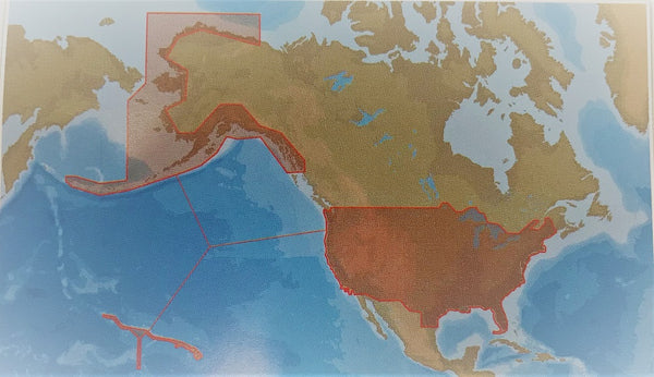 C-map Msd-na-y070 Insight Pro Us Inland Lakes And Coastal - C-Map