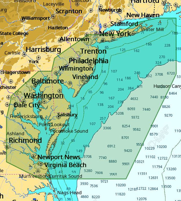 C-map M-na-d941 4d Local Block Island - Norfolk - C-Map