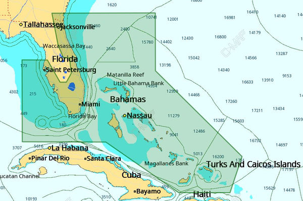 C-map M-na-d943 4d Local Florida And The Bahamas - C-Map