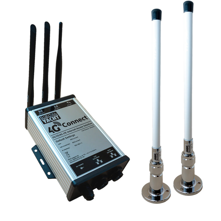 Digital Yacht 4g Connect 2g/3g/4g Internet Access Gateway With Dual Antennas - Sea Supply Hub