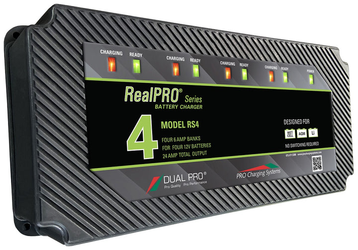 Dual Pro Rs4 Battery Charger 4 Bank 24 Amps - Sea Supply Hub