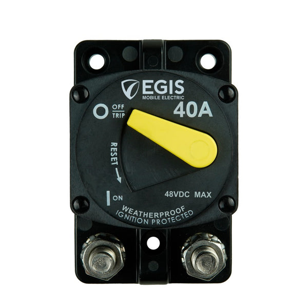 Egis 87-series 40 Amp Circuit Breaker Surface Mount - Egis Mobile Electronics