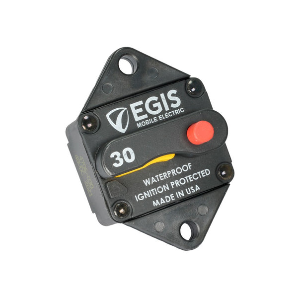 Egis 285-series 30 Amp Circuit Breaker Panel Mount - Egis Mobile Electronics