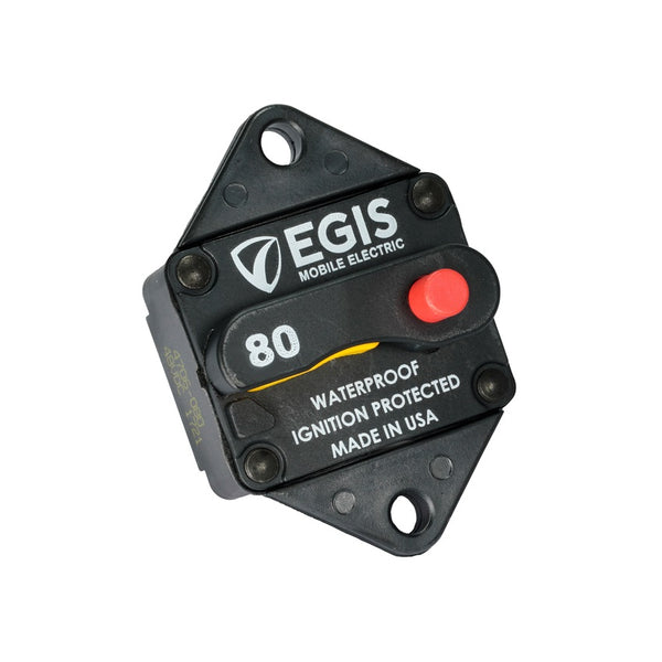 Egis 285-series 80 Amp Circuit Breaker Panel Mount - Egis Mobile Electronics