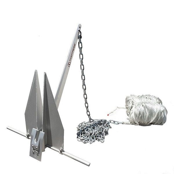 Fortress Fx-11 7lb Anchor Anchoring System 250' 3/8"" Line, 15' 1/4"" G30 - Fortress