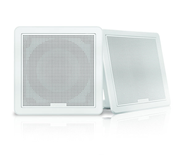 Fusion Fm-f65sw 6.5"" White Square Flush Mount Speakers - Sea Supply Hub