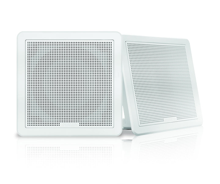 Fusion Fm-f65sw 6.5"" White Square Flush Mount Speakers - Sea Supply Hub