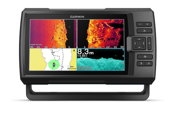 Garmin Striker Vivid 9sv 9"" Fishfinder Gps Track Plotter With Gt52 - Sea Supply Hub