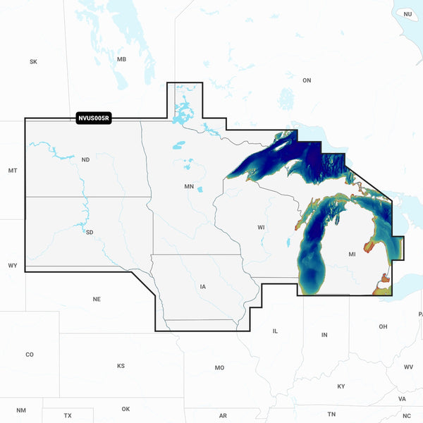 Garmin Nvus005r Navionics+ Vision+ U.s. North Microsd - Garmin