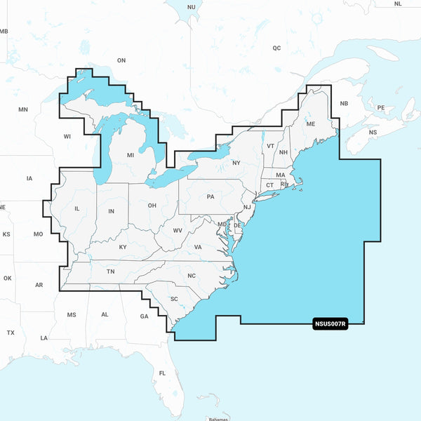 Garmin Nsus007r Navionics+ U.s. East Microsd - Garmin