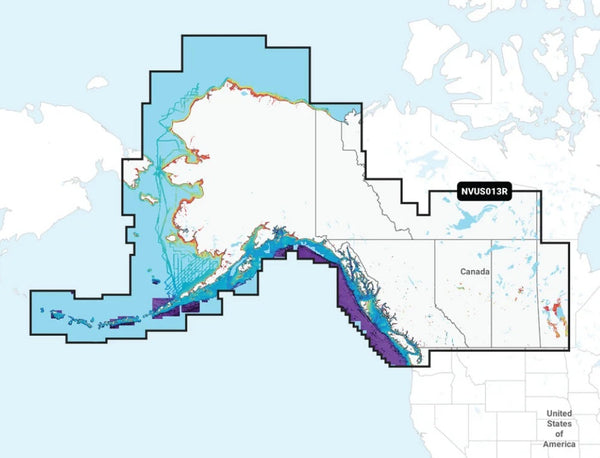 Garmin Nvus013r Navionics+ Vision+ Canada West & Alaska Microsd - Garmin