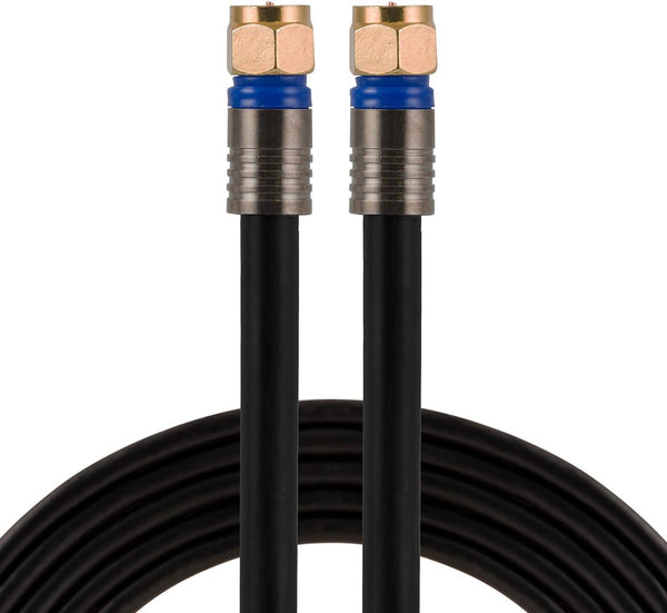 Rg6 Coaxial Cable 50' With F-type Connectors - Sea Supply Hub