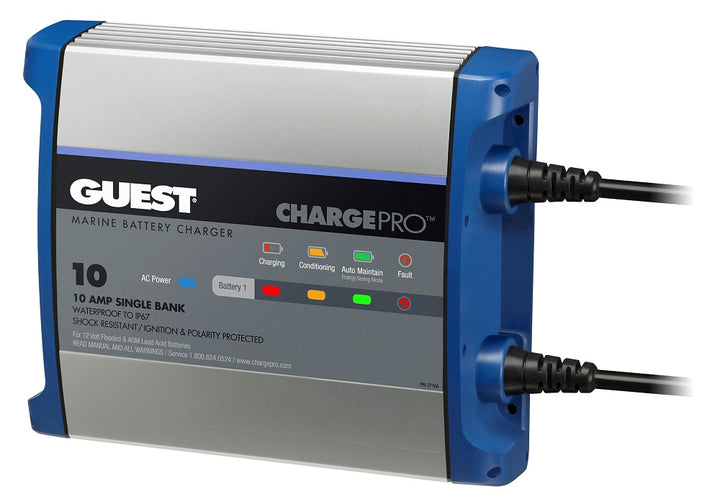 Guest 2710a 10a 1 Bank 120v Input Battery Charger - Sea Supply Hub