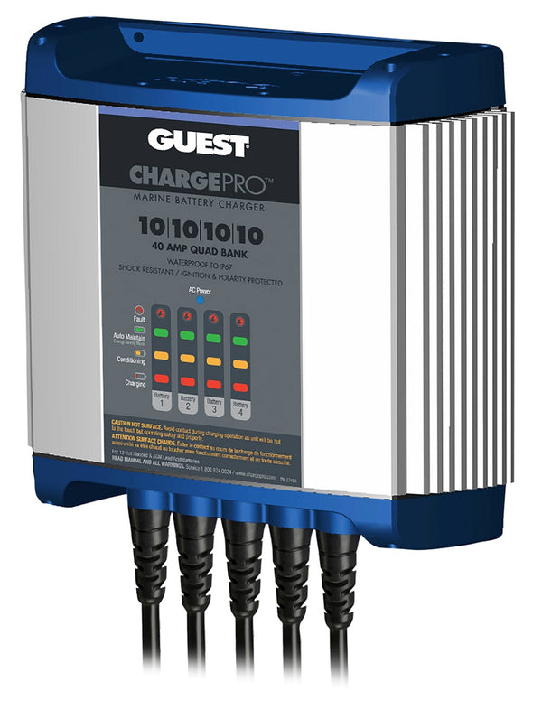 Guest 2740a 40a 4 Bank 120v Input Battery Charger - Sea Supply Hub