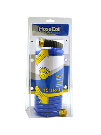 Hosecoil 15' 3/8"" Hose With Flex Relief - Hose Coil