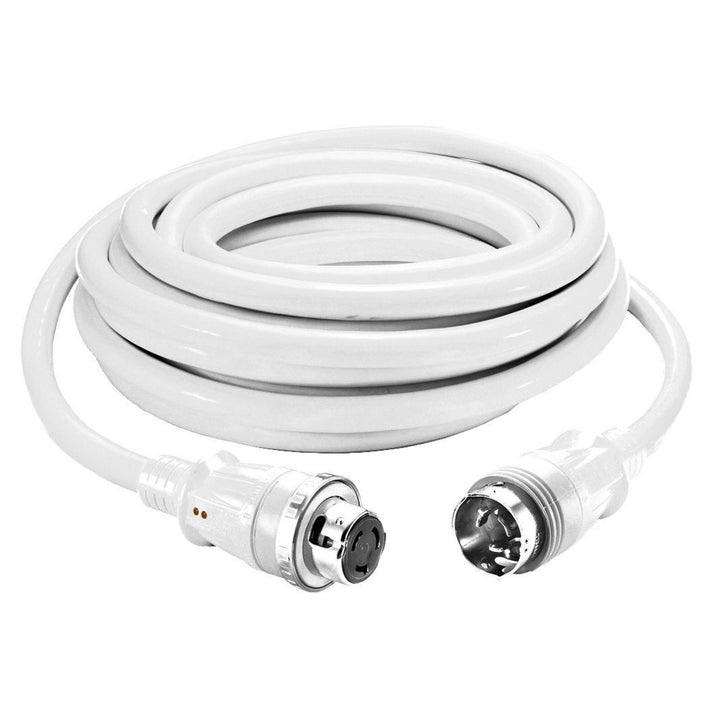 Hubbell Hbl61cm42wled White 50amp Cable W/led 25' - Sea Supply Hub