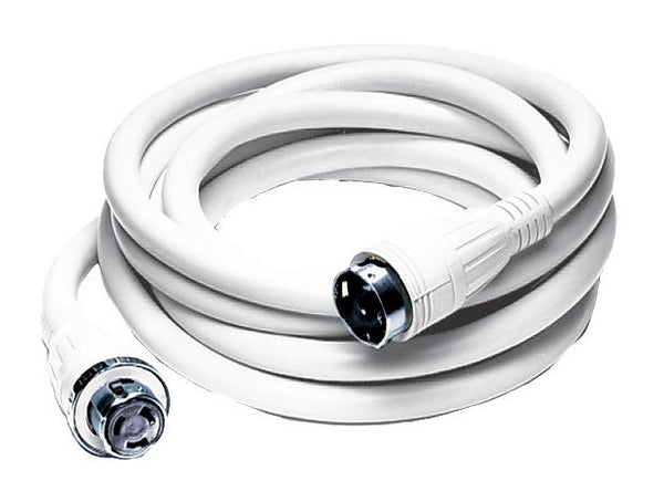 Hubbell Hbl61cm52w 50a 250v 50 Foot White Shore Cord - Sea Supply Hub