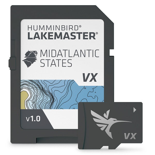 Humminbird Lakemaster Vx Mid-atlantic States Microsd - Humminbird