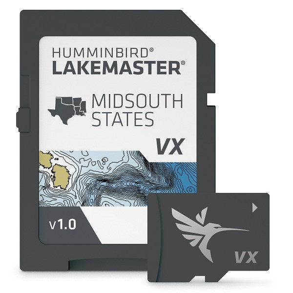 Humminbird Lakemaster Vx Mid-south States Microsd - Humminbird