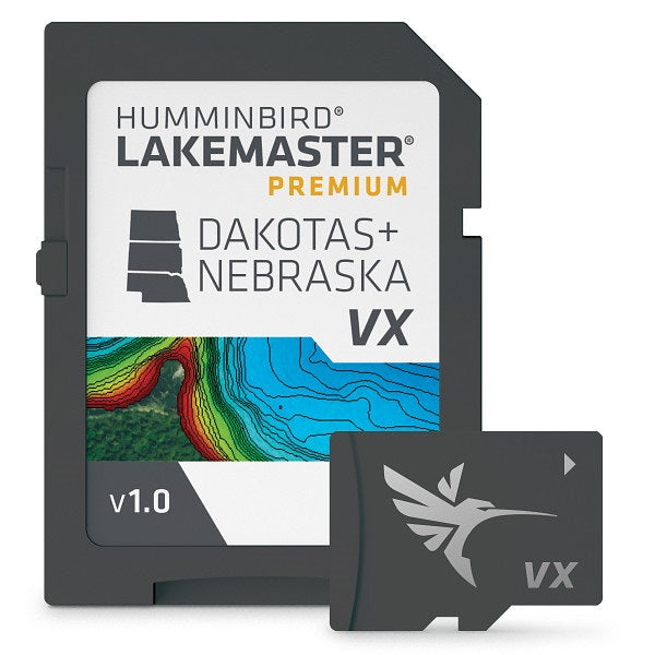 Humminbird Lakemaster Vx Premium Dakotas And Nebraska Microsd - Humminbird