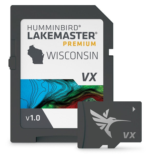 Humminbird Lakemaster Vx Premium Wisconsin Microsd - Humminbird